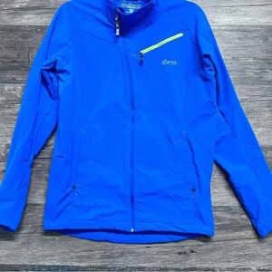 Sherpa Brand Royal Blue Jacket Coat Mens Size Medium